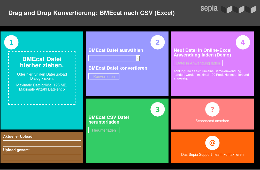 BMEcat2CSV Online Converter